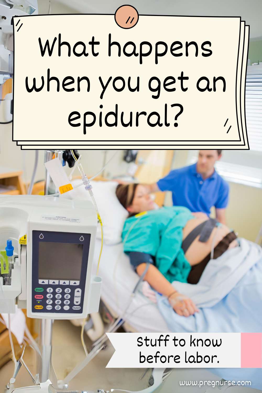 prepare to get your epidural!