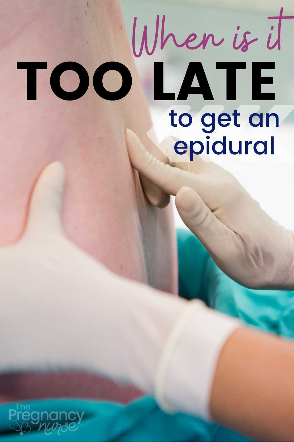 epidural placement