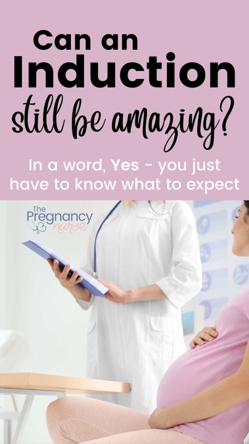 pregnant woman and doctor / can an induction still be amazing?