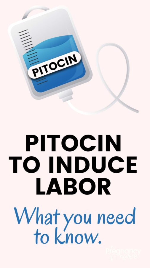 IV bag of pitocin // pitocin to induce labor -- what you need to know.