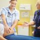 midwives caring for pregnant woman