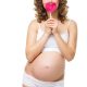 pregnant woman and a lollipop
