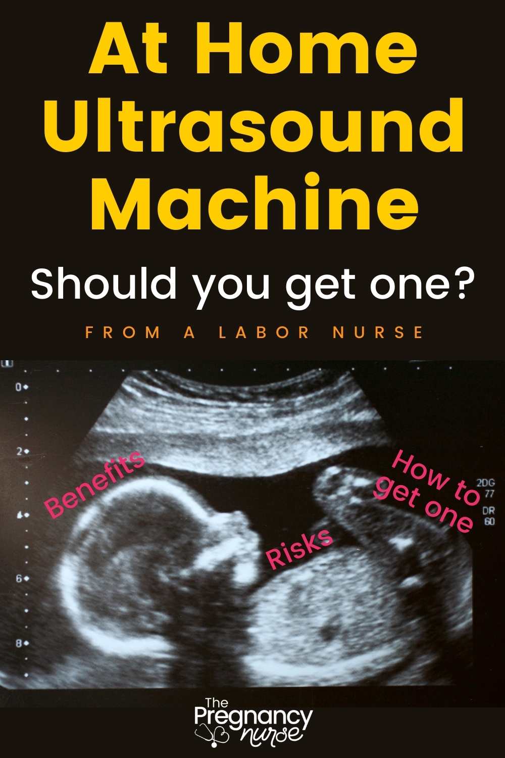 Ultrasounds are a common prenatal diagnostic procedure used to measure the baby and check for general fetal health. Until recently, ultrasounds have only been available in a clinical setting. However, there are now at-home machines. Today we're going to chat about the pro's and con's of these types of machines and where you could find one if you ultimately want one. Disclaimer: The information contained in this article is for educational purposes only and should not be used as a substitute for professional medical advice.