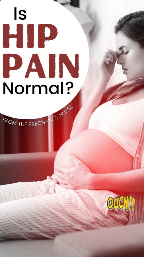 pregnant woman with hip pain