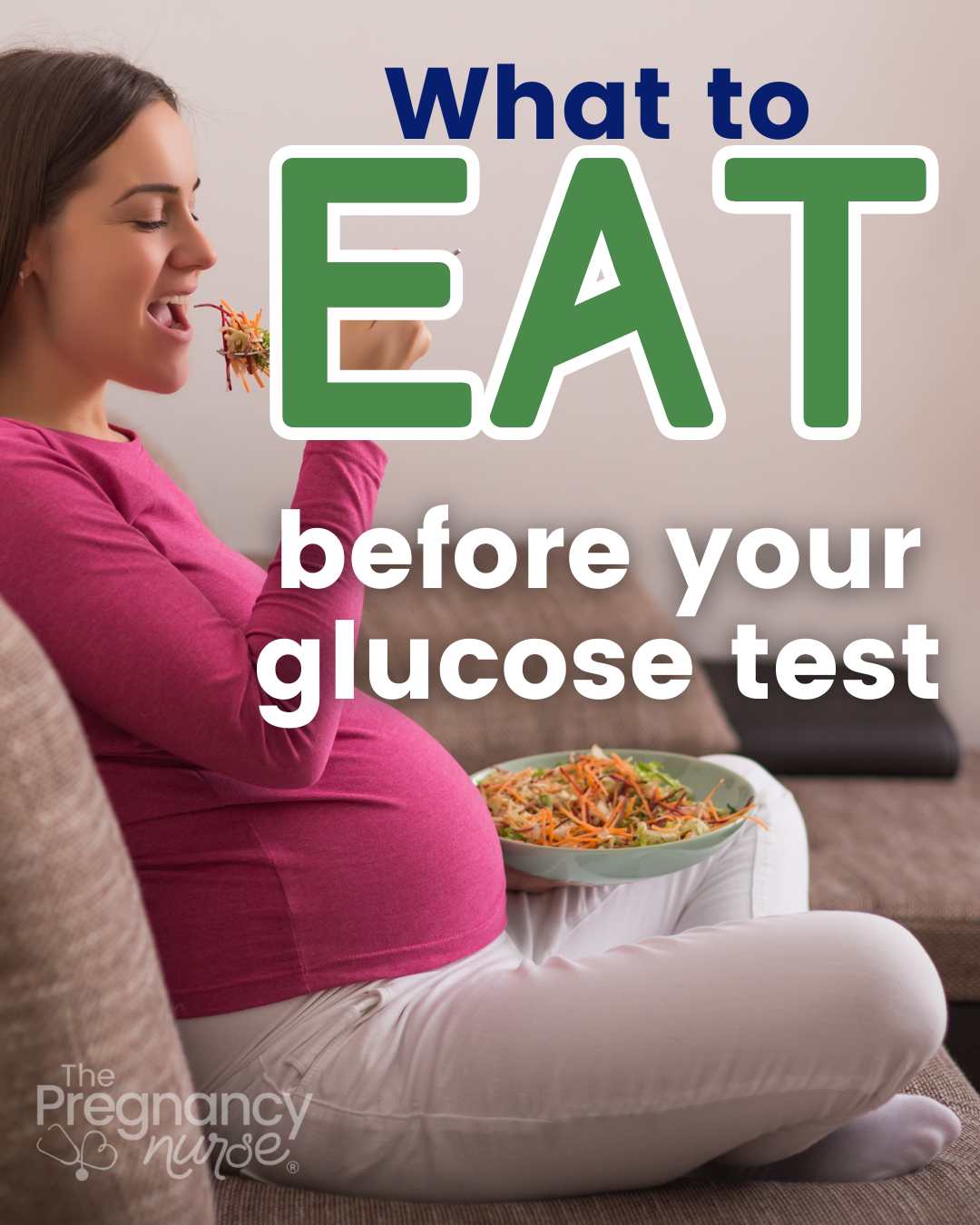 Your glucose test in pregnancy is VERY important. Gestational Diabetes can be a silent killer for both you and your baby, so having the test is not something you want to miss. BUT, what do you eat beforehand to make sure you're getting a fair shake.