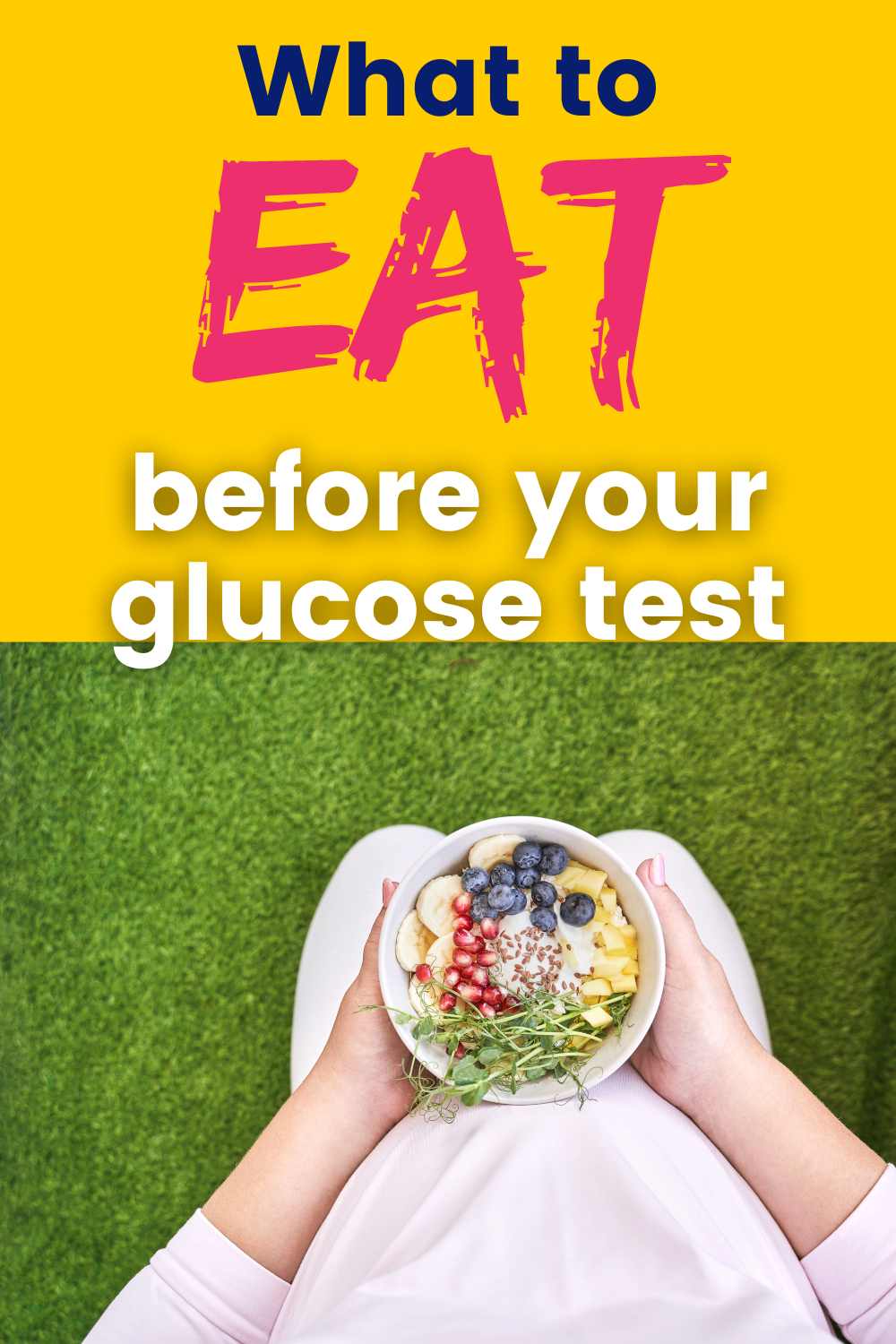 Your glucose test in pregnancy is VERY important. Gestational Diabetes can be a silent killer for both you and your baby, so having the test is not something you want to miss. BUT, what do you eat beforehand to make sure you're getting a fair shake.