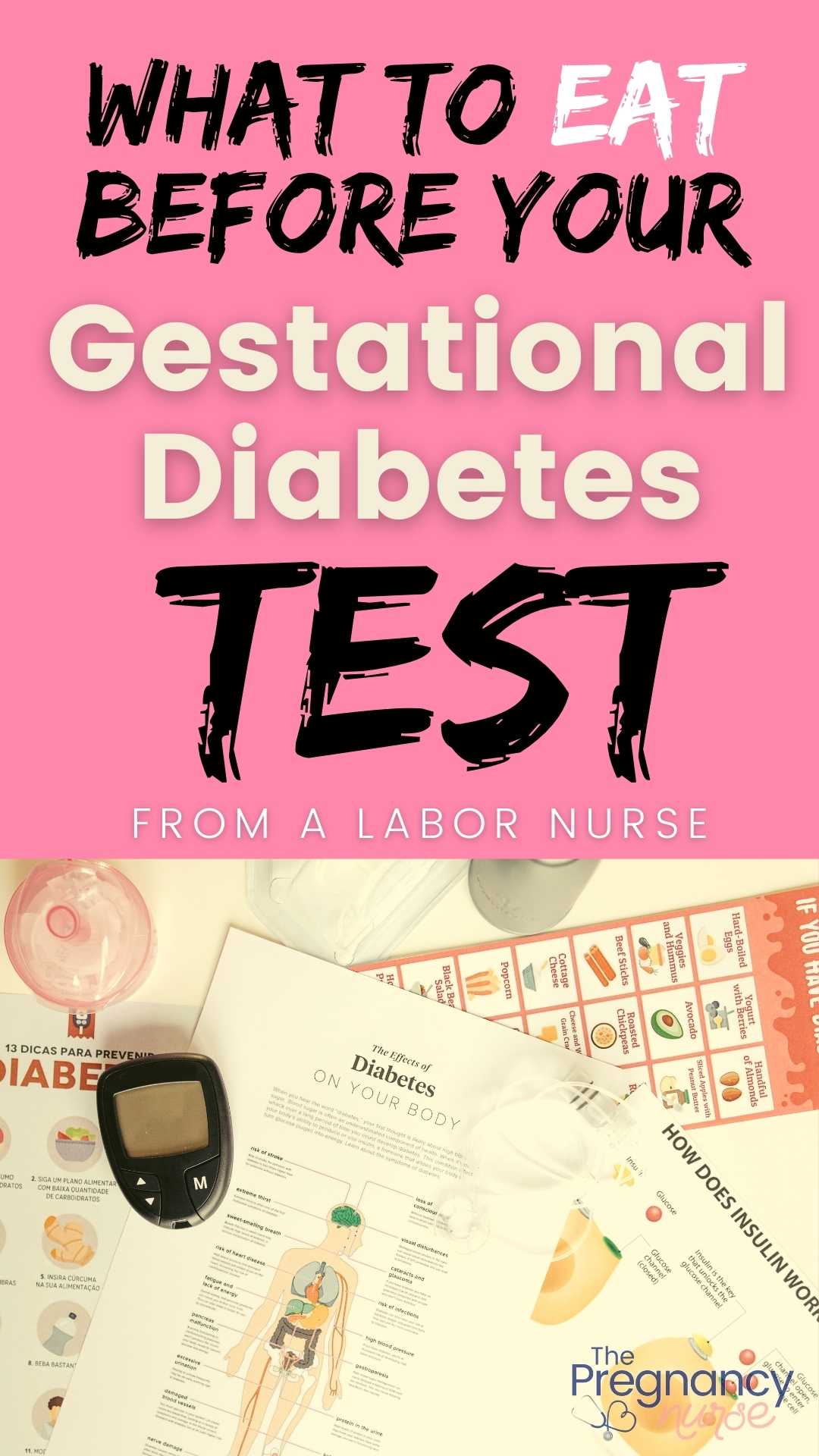 Your glucose test in pregnancy is VERY important. Gestational Diabetes can be a silent killer for both you and your baby, so having the test is not something you want to miss. BUT, what do you eat beforehand to make sure you're getting a fair shake.