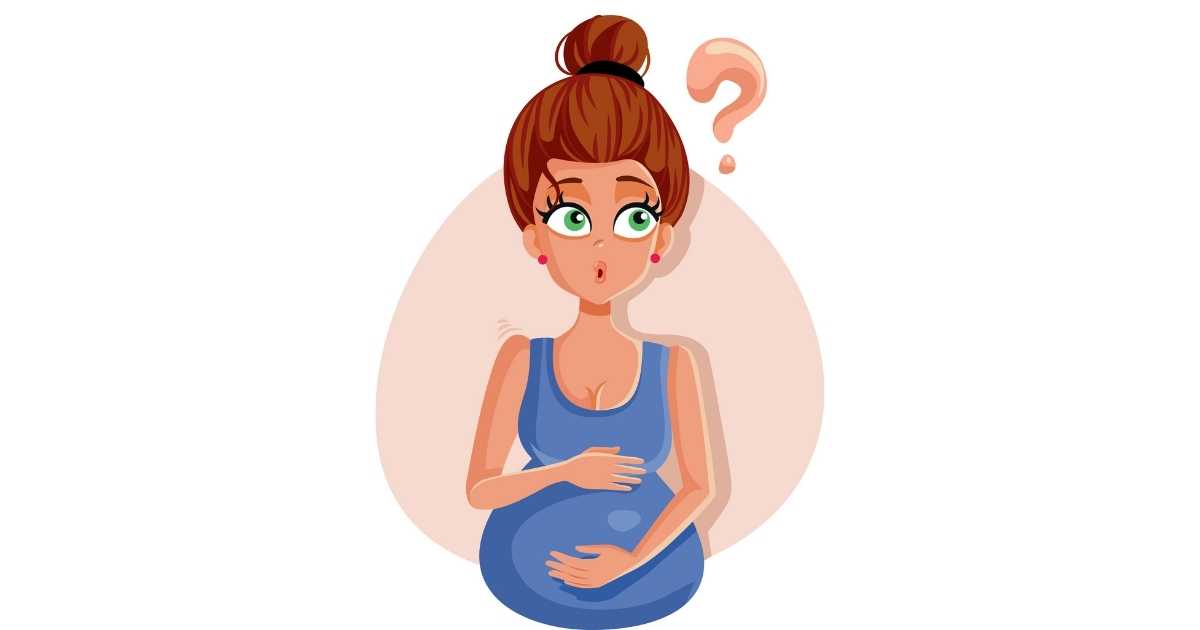 pregnant woman with a question