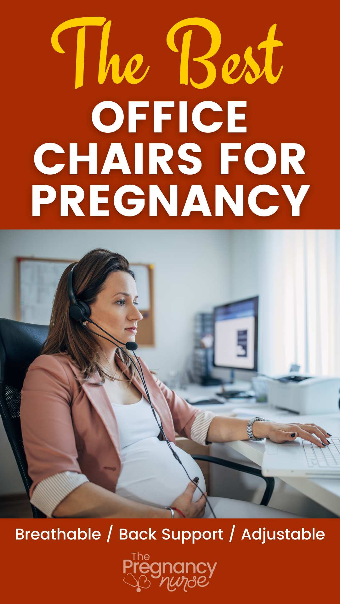 The best office chairs for pregnant women will provide lumbar support and provider for a comfortable office environment for mom and baby.