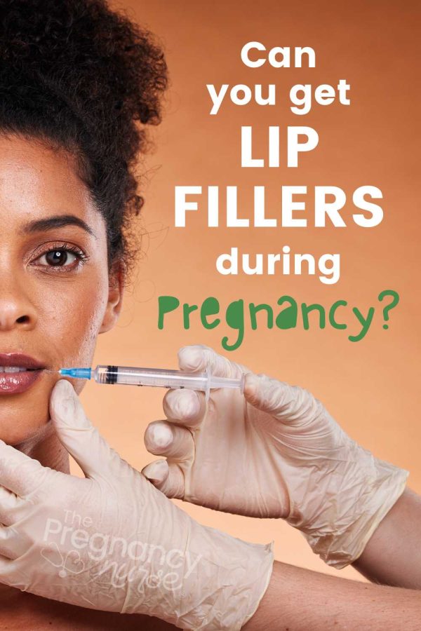 can you get lip fillers during pregnancy / woman getting lip fillers