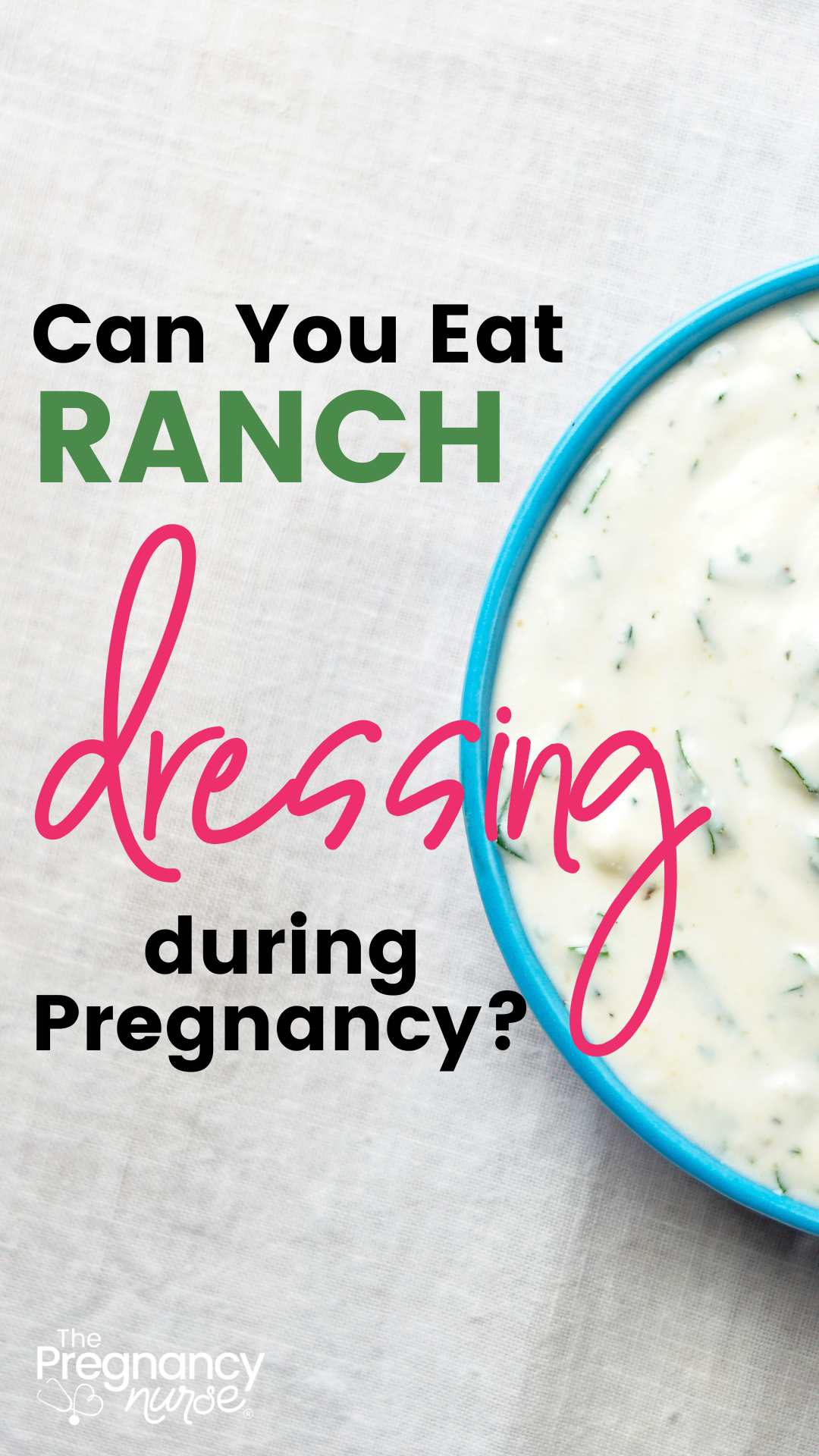 There's a lot of confusion about what pregnant women can and can't eat. So we asked the experts, and this is what they said about pregnant women eating ranch dressing.