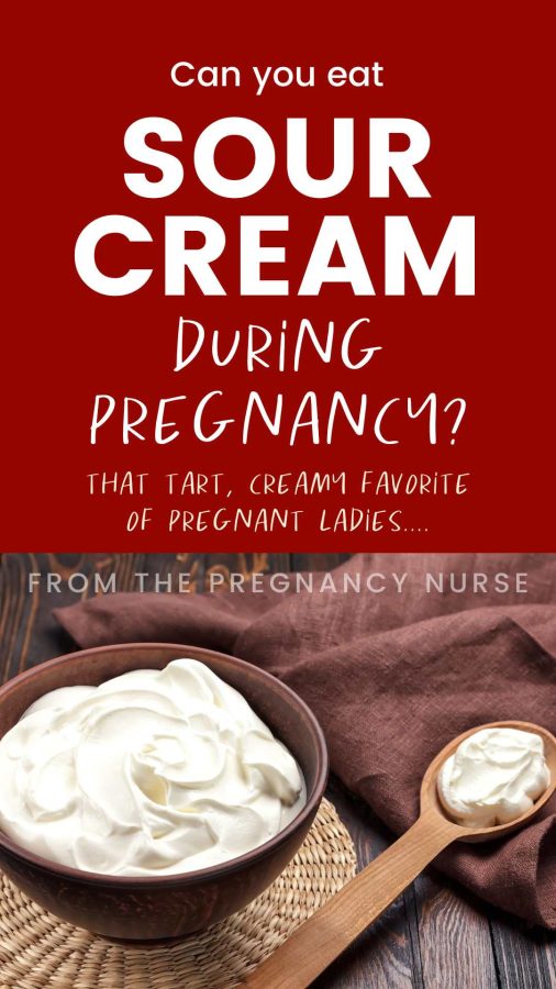 picture of sour cream / is it safe to eat sour cream during pregnancy?