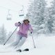 pregnant woman skiing