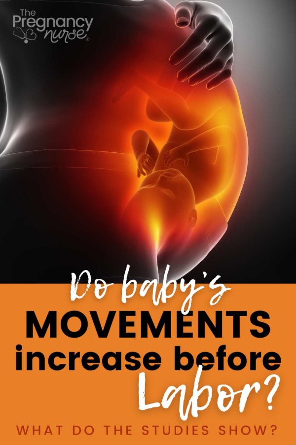 fetus do baby's movements increase before labor?