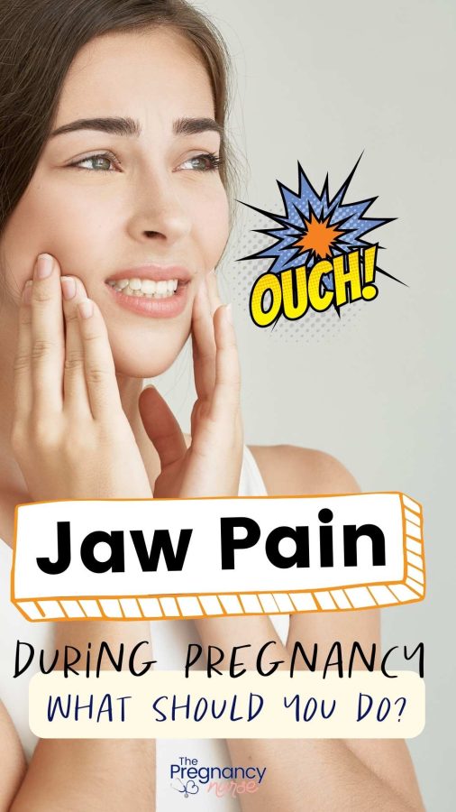 pregnant woman with jaw pain / what should you do? OUCH