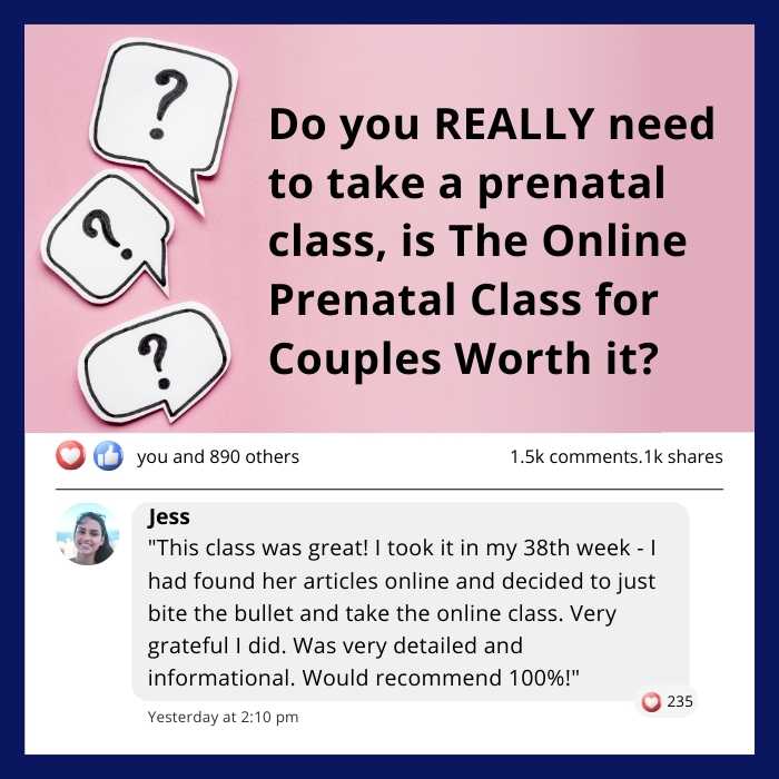 do you REALLY need to take a prenatal class, is The Online Prenatal Class for Couples worth it?