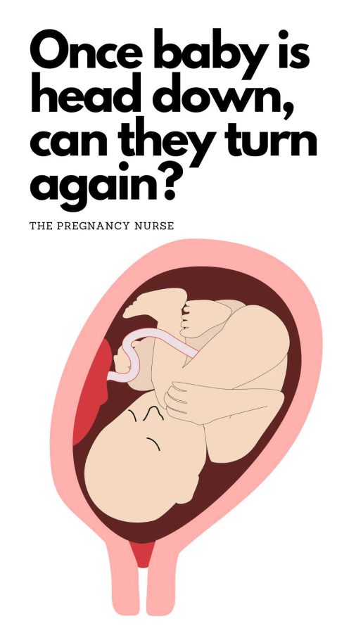 baby cephalic / once baby is head down, can they turn again?