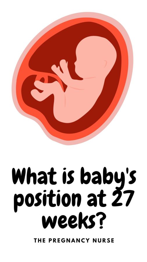 baby in the womb / what is baby's position at 27 weeks?