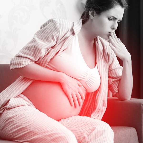 uterine contractions
