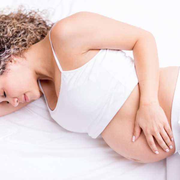 pregnant woman with fatigue
