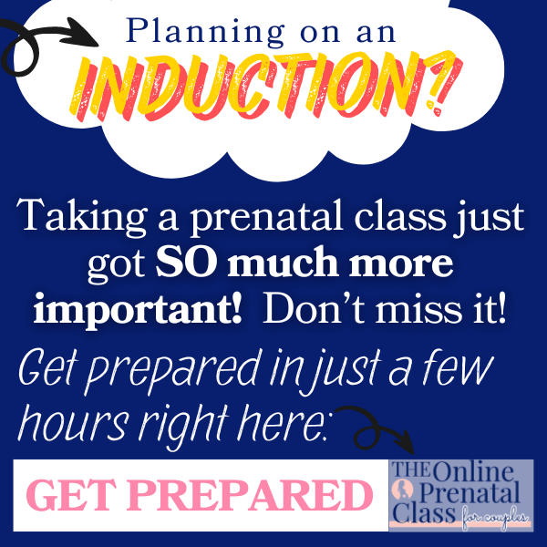 planning on an induction -- taking a prental class just got so much more imoprtant GET PREPARED