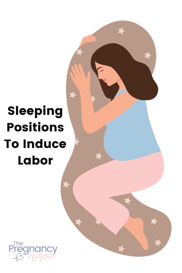 pregnant woman sleeping / positions to induce labor