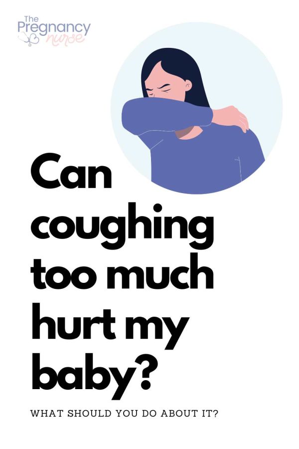 pregnant woman vampire coughing into her arm / can coughing too much hurt my baby -- tips from The Pregnancy Nurse