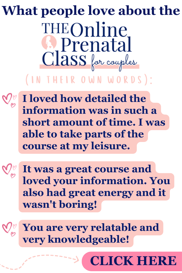 What people love about the Online Prenatal Class for Couples