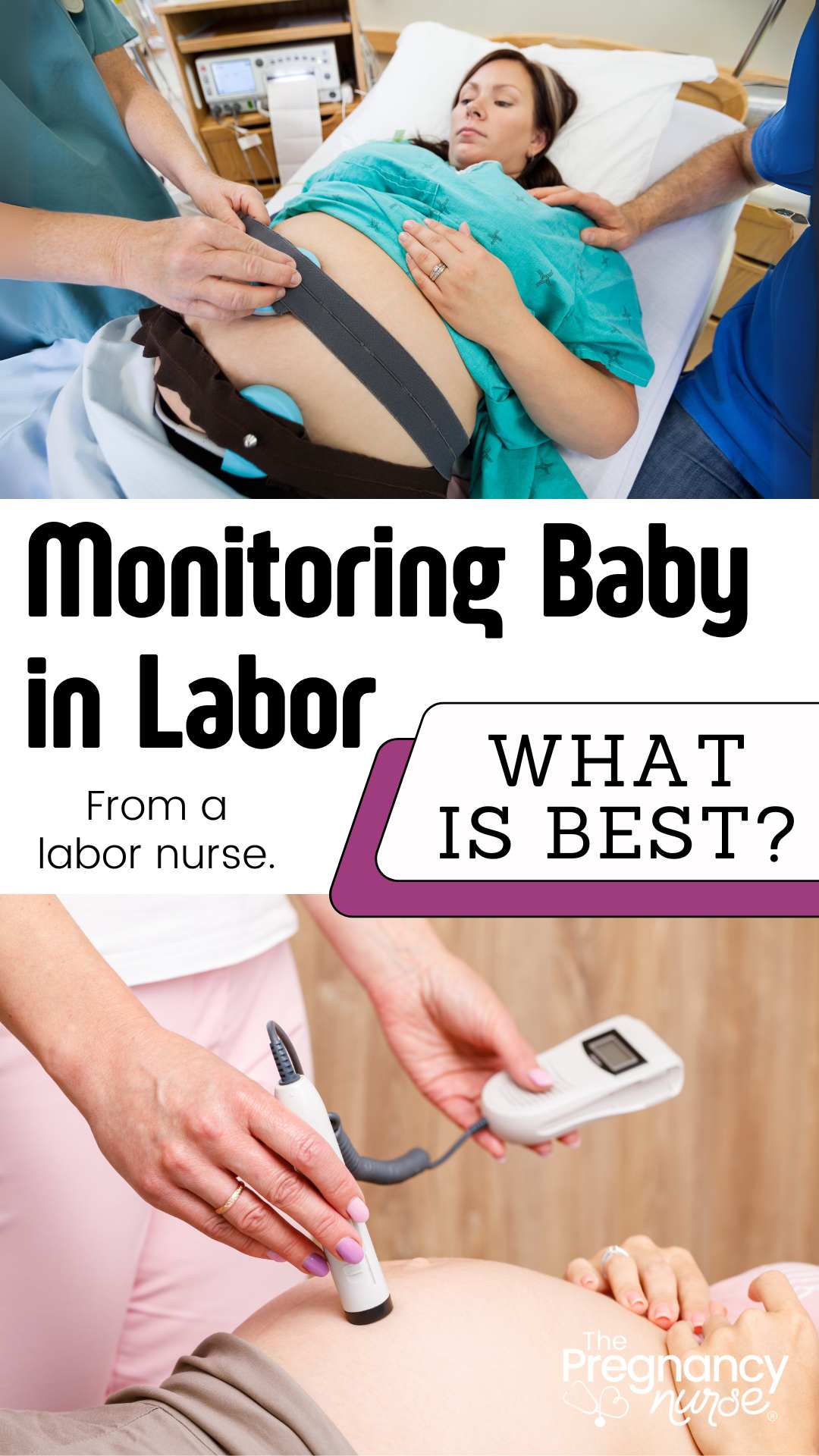 Informative breakdown of the two types of fetal monitoring - Intermittent Auscultation and Continuous Fetal Monitoring. Learn everything you need to know about these methods, their pros and cons, and what you can expect during labor.