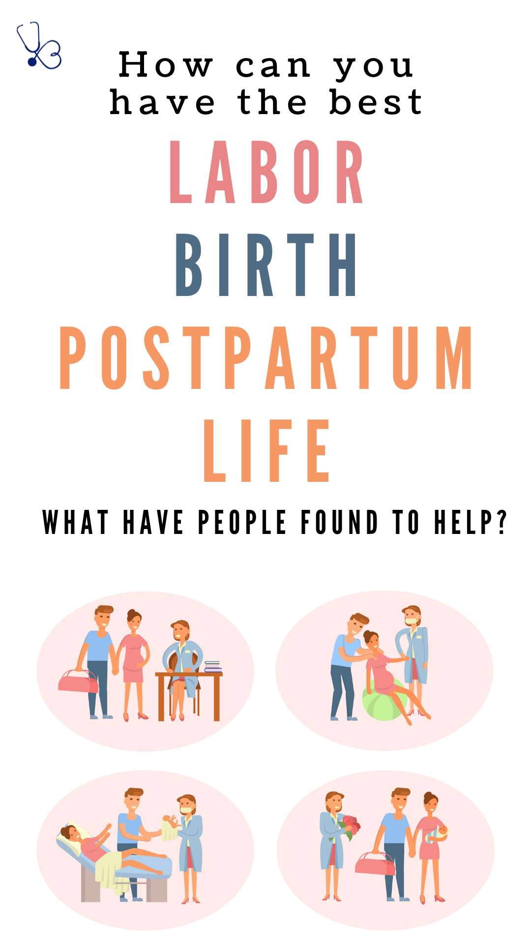 how can you have the best labor/ birth/ postpartum life // pregnant family in different phases, pregnancy, labor, birth and life with baby.