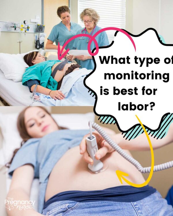 images of continuous and doppler fetal monitoring // what type of monitoring is best for labor?