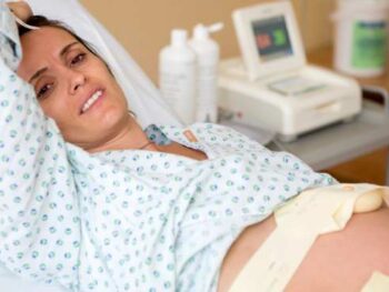 pregnant woman in the hospital.