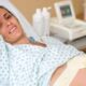 pregnant woman in the hospital.