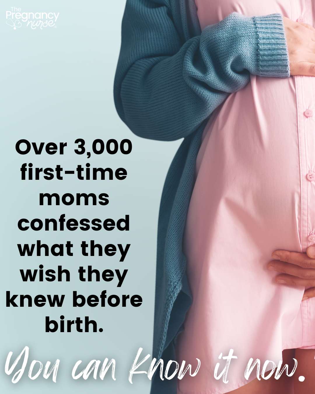 pregnant woman / over 3,000 first-time moms confssed what they wish they knew before birth -- you can know now.