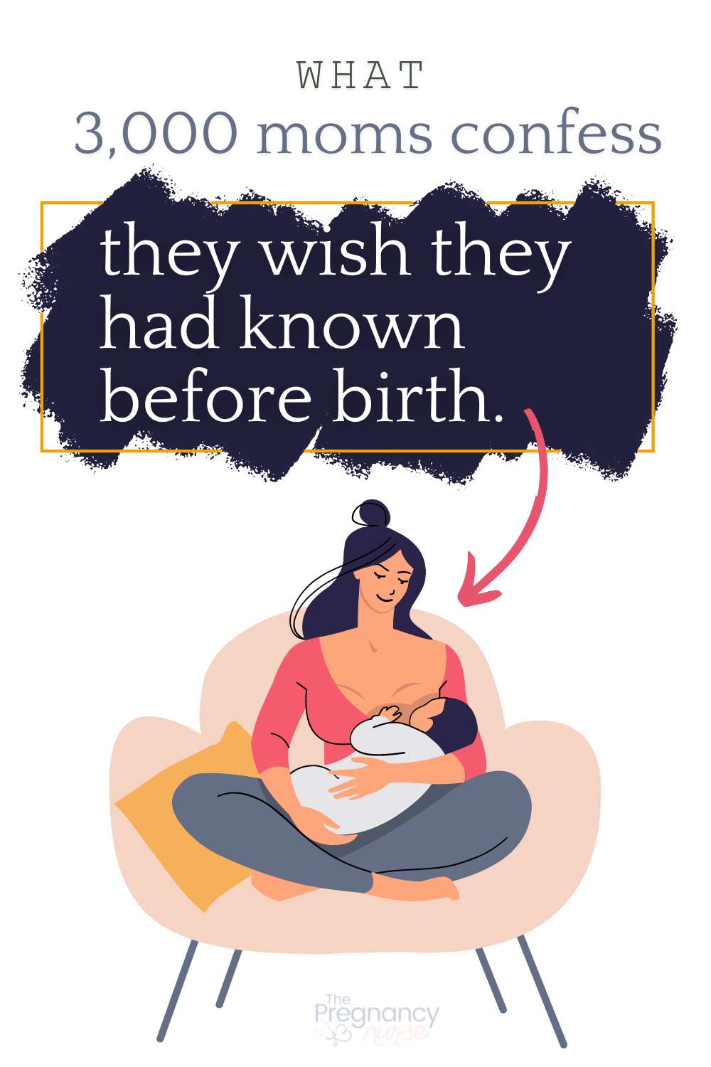 new mom and baby // what 3,000 moms confess they wish they had known before birth.