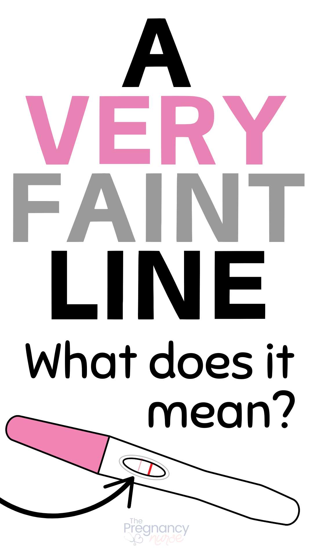 faint line on a pregnancy test with the text "faint positive on a pregnancy what does it mean from a labor nurse