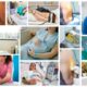 many images of a pregnant woman in the hospital getting an epidural