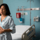 pregnant woman in pain at the hospital
