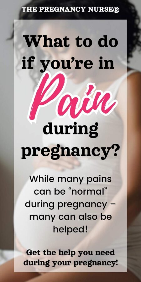 pain during pregnancy