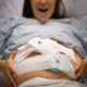 pregnant woman with fetal monitors on