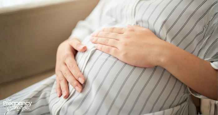 37 weeks pregnant belly