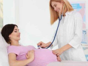 pregnant woman, doctor